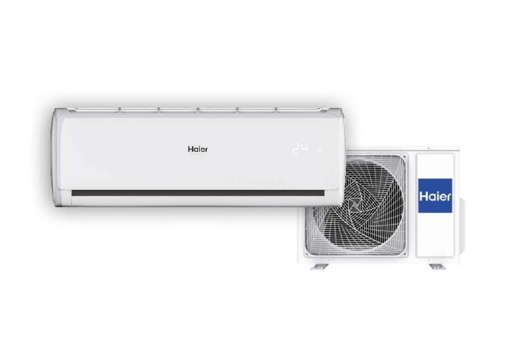 Haier airco set bij Zonsimpel