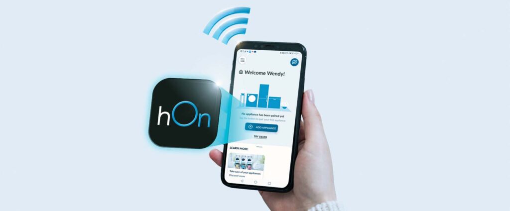 Handige hOn Haier app